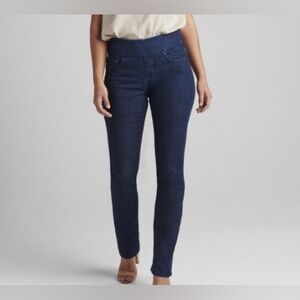 JAG Pull on straight leg blue Jeans  jeggings, ladies Slim stretch👖Size 8P